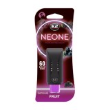 Odorizant Auto Grila Ventilatie K2 Neone Sensual Fruit, Parfum Fructat, Clip
