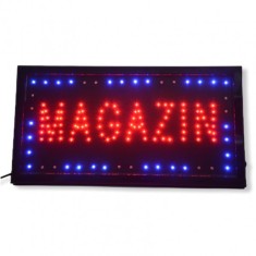 Reclama Luminoasa cu LED 50x25cm Magazin foto
