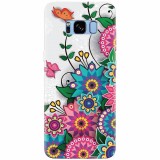 Husa silicon pentru Samsung S8 Plus, Mandala Flowers