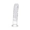 Realiste simple - Loving Joy 19 cm Dildo Transparent Aspect Realist Membru cu Vene in Relief Ventuza de Suctiune