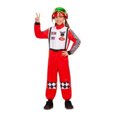 Costum pilot Formula 1 pentru copii 5-7 ani 116-128 cm foto