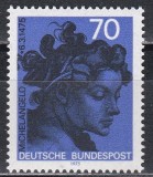 Germania 1975 - 500 de ani de la nașterea lui Michelangelo Buonarroti, MNH, Nestampilat