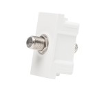 Priza TV de capat tip F 1M Flexo Himel alb