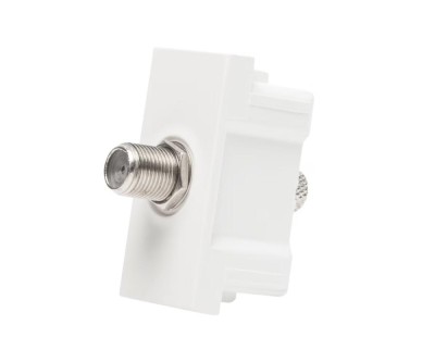 Priza TV de capat tip F 1M Flexo Himel alb foto