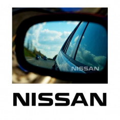Stickere oglinda Etched Glass - Nissan foto