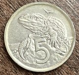 C50 - Moneda foarte veche - Noua Zeelanda - 5 centi - 1994