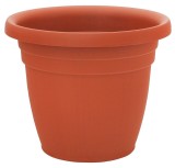 Ghiveci ICS THEA din plastic, teracota, 35x29 cm, pentru interior/exterior