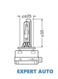 Bec xenon 85v d1r 4100 k xenarc original osram UNIVERSAL Universal #6, Array