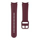 Cumpara ieftin Curea din silicon 20 mm THD pentru Samsung Galaxy Watch 5 44 mm/40 mm si Samsung Galaxy Watch 5 Pro 45 mm, model Dynamic Sport, culoarea visinie