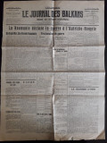 HST PM49 Ziar Le Journal des Balkans București 16 aug 1916 Declarație război