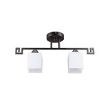 Cumpara ieftin Lustra Elada Alb+Wenge 2xE27 60W, Erste