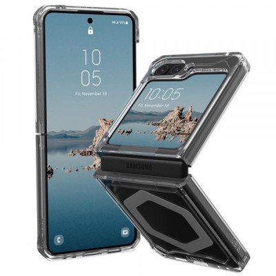Husa MagSafe pentru Samsung Galaxy Z Flip5 F731, Urban Armor Gear, Plyo Pro, Transparenta foto