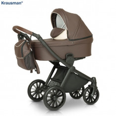 Krausman - Carucior 3 in 1 Rider Soft Brown foto