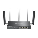 Router 4G+, Wi-Fi 6, AX3000, Nano SIM, 1 x SFP Gigabit, 5 x RJ45 Gigabit - TP-Link Omada ER706W-4G SafetyGuard Surveillance