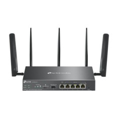 Router 4G+, Wi-Fi 6, AX3000, Nano SIM, 1 x SFP Gigabit, 5 x RJ45 Gigabit - TP-Link Omada ER706W-4G SafetyGuard Surveillance