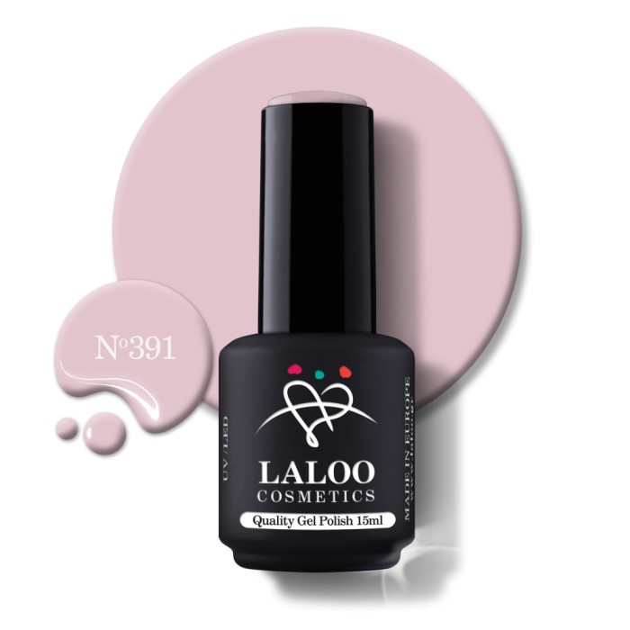 &Nu;&omicron;.391 Pink purple Nude | Laloo gel polish 15ml