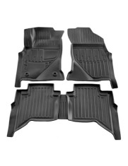 Set covorase auto din cauciuc tip tavita Toyota Hilux VIII (Crew Cab) 2015