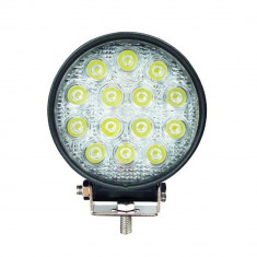 Proiector LED Auto Offroad 42W/12V-24V, 3080 Lumeni, Rotund, Spot Beam 30 Grade BTWL-A4RE-42-SPOT