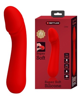 Vibrator Punctul G Cetus, 12 Moduri Vibratii, Sillicon, USB, Rosu, 15 cm foto