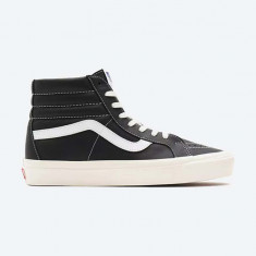 Vans teniși de piele Sk8-Hi 38 Dx culoarea negru VN0A38GF103-black