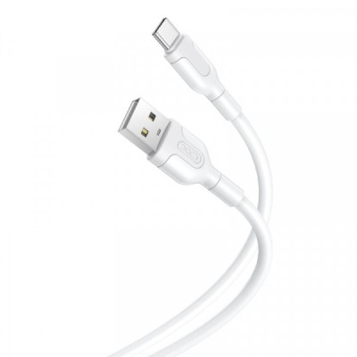 Cablu Date si Incarcare USB-A - USB-C XO Design NB212, 18W, 1m, Alb foto