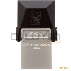 KINGSTON USB Flash Drive 64GB DT MicroDuo USB 3.0 micro USB OTG foto