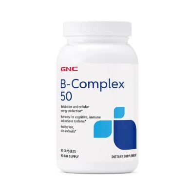 Gnc B Complex 50, Complex De Vitamine B, 90 Cps foto