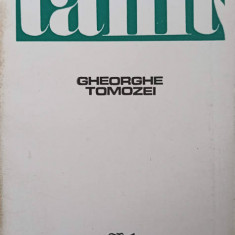 TANIT. POEZII. EDITIE PRINCEPS-GHEORGHE TOMOZEI