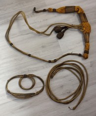 Brau / harnasament de ofiter cavalerie cu eghileti pt ceremonie , anii &#039;30. Rara