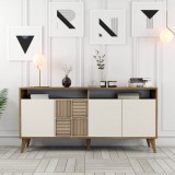 Cumpara ieftin Consola Milan 160 - Walnut, Cream