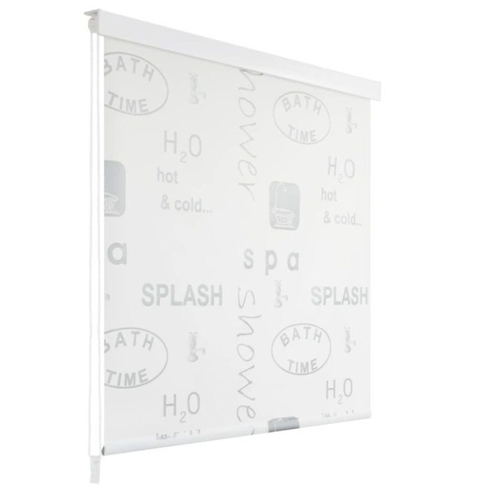 Gossi roleta perdea de dus 100x240 cm imprimeu splash