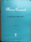 Variatiuni Simfonice - Mircea Basarab partitura