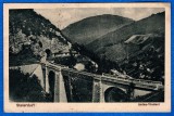 (7) CARTE POSTALA ROMANIA - BANAT - ANINA (STEIERDORF)- VIADUCT - CIRCULATA 1936