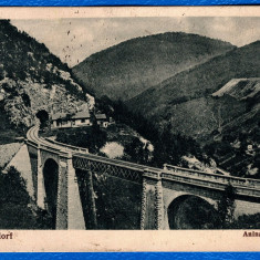 (7) CARTE POSTALA ROMANIA - BANAT - ANINA (STEIERDORF)- VIADUCT - CIRCULATA 1936