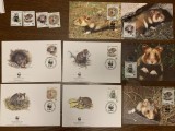 bulgaria - harciog - serie 4 timbre MNH, 4 FDC, 4 maxime, fauna wwf