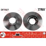 Disc frana TOYOTA HILUX II pick-up (LN8, RN5, LN6, YN6, YN5, LN5, RN6) (1983 - 2005) TRW DF1927