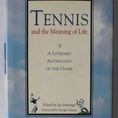 TENNIS AND THE MEANING OF LIFE , ALITERARY ANTHOLOGY OF THE GAME , edited by JAY JENNINGS , 1995