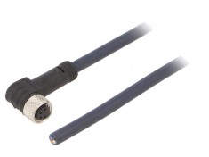 Cablu Conectare M8 4PIN Unghi 3m 30VAC 4A IP69K