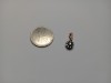Pandant din aur roze cu diamante #13127, 18k