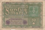 GERMANIA 50 marci 1919 F+!!!