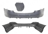 Bara spate Mercedes Clasa E (W212) Sedan, 02.2013-, cu gauri pt. ornament; cu gauri pt. senzori parcare; grunduit