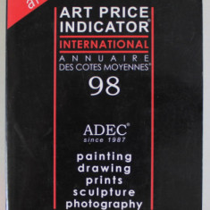 ART PRICE INDICATOR INTERNATIONAL / ANNUAIRE DES COTES MOYENNES , PAINITING , DRAWING, PRINTS , SCULPTURE , PHOTOGRAPHY , ' 98