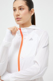 Cumpara ieftin Adidas Performance windbreaker Fast culoarea alb, de tranzitie