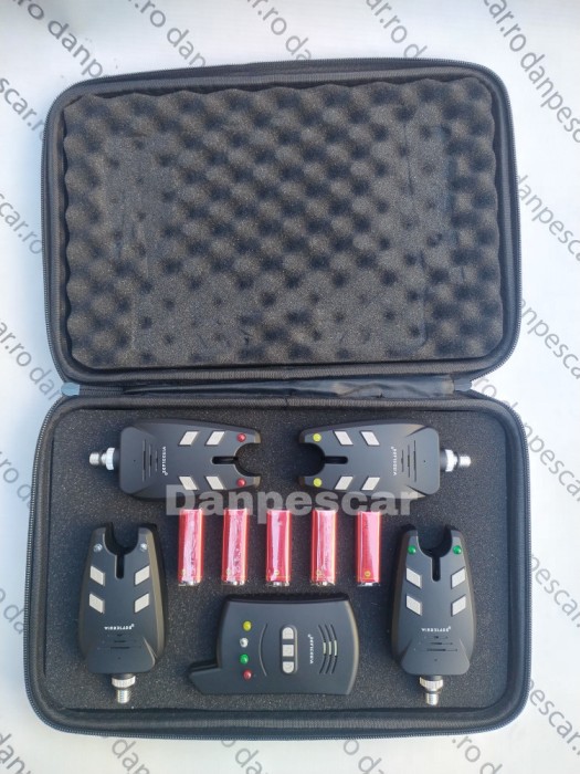 Set 4 Avertizori cu Statie Wind Blade 4 culori Mufa Jack si penar model 526