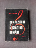 COMPOZITORI SI MUZICOLOGI ROMANI, MIC LEXICON