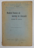 MODELE FRANCEZE ALE TEATRULUI LUI ALECSANDRI , VOLUMUL II - BOIERI SI CIOCOI de CH. DROUHET , 1913