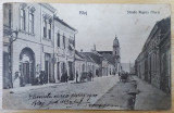 BLAJ , STRADA REGINA MARIA , CARTE POSTALA ILUSTRATA, 1922