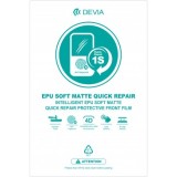 FOLIE PROTECTIE ECRAN TPU (EPU MATT QUICK REPAIR) (190 MICRONI) DEVIA, SIZE: 120 MM * 180 MM
