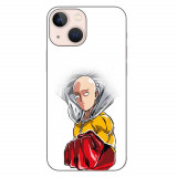 Husa compatibila cu Apple iPhone 13 Mini Silicon Gel Tpu Model One Punch Man Saitama