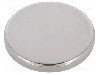 Magnet neodim, 3mm, 24mm, ELESA+GANTER - GN 55.2-ND-24-3